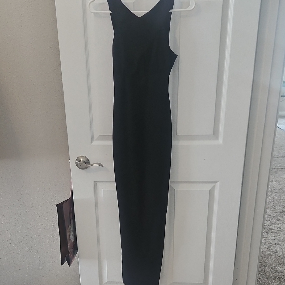 Missguided Black Maxi Dress